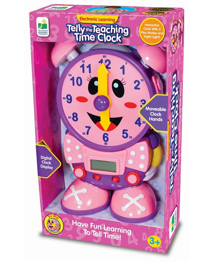 The Learning Journey Telly the Teaching Time Clock, Pink Color Design Macy's