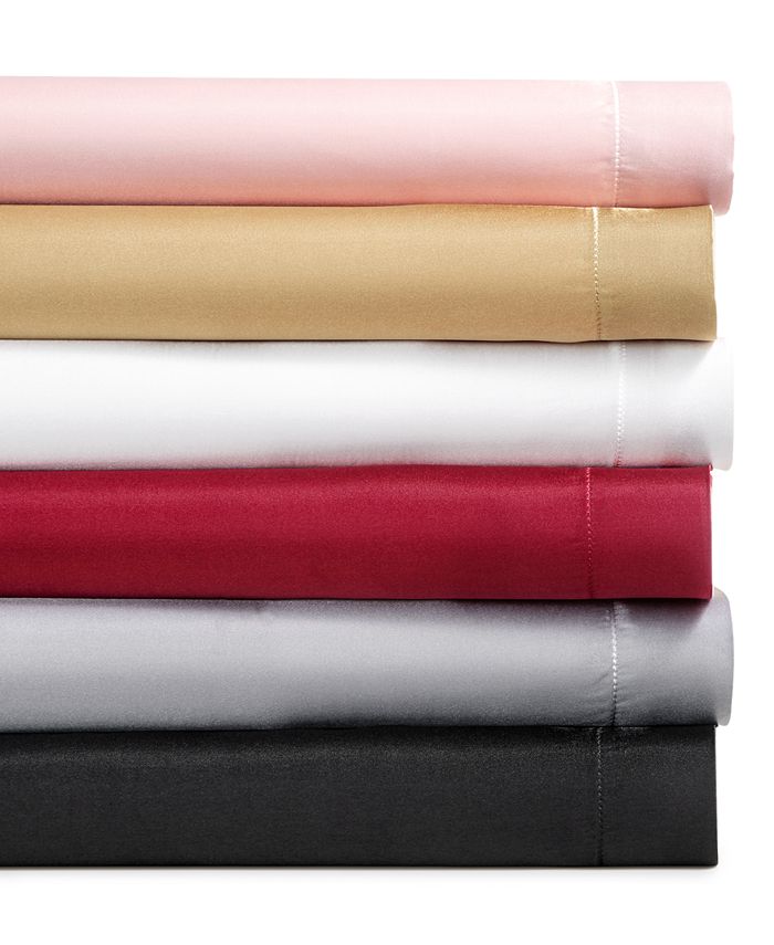 Sanders Royal Silky Satin 4Pc. California King Sheet Set Macy's