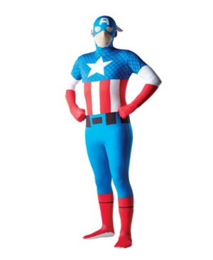 BuySeason Men's Captain America Second Skin Costume