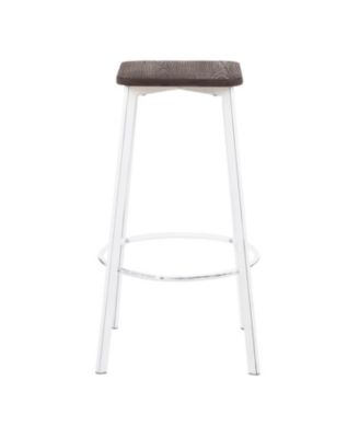 Clara Square Bar Stool, Set of 2