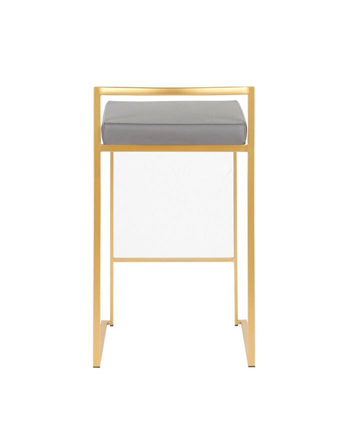 Lumisource Fuji Gold Counter Stool, Set of 2 Macy's