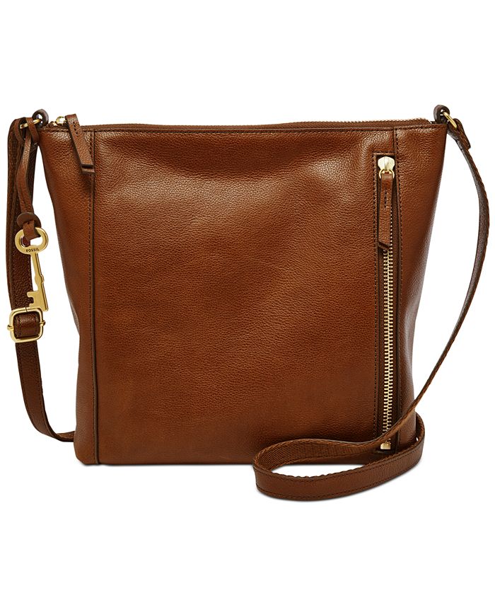 Fossil Women's Tara Leather Crossbody & Reviews - Handbags & Accessories -  Macy's