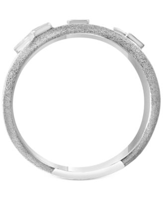 EFFY Collection EFFY® Diamond Multi-Row Statement Ring (1/20 ct. t.w.) in Sterling Silver