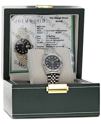 Used rolex hot sale macy s