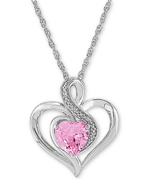 image of Pink Sapphire (1-1/2 ct. t.w.) & Diamond 18