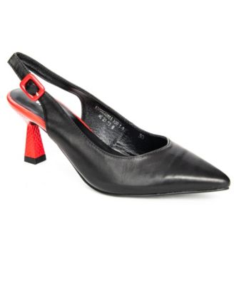 nine west gabrielle slingback platform pumps