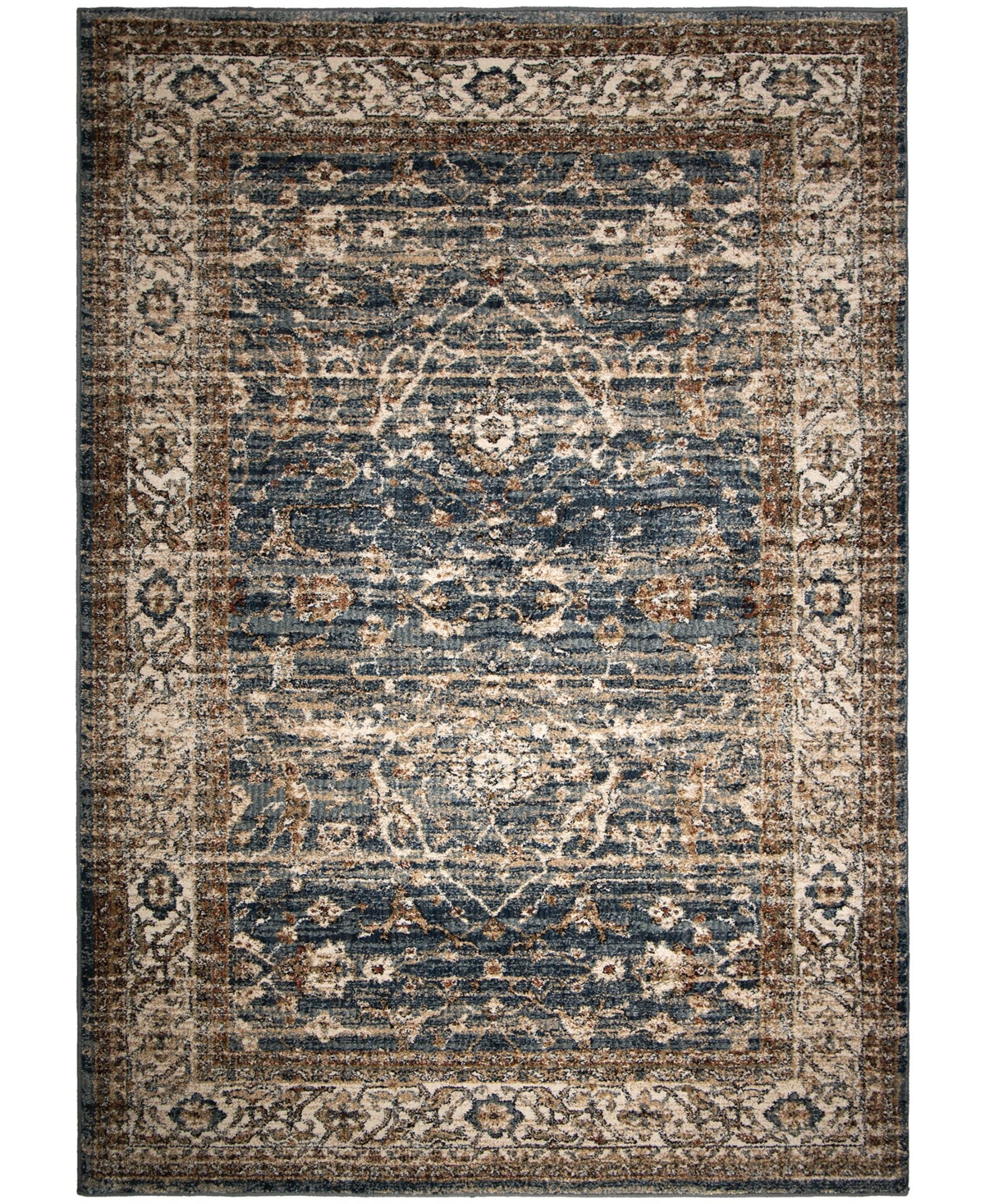 Orian Aria Ansley 7'8in x 10'10in Area Rug - Light Blue