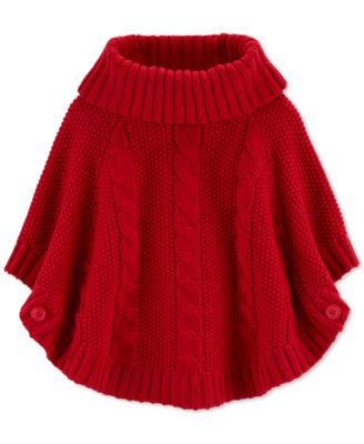 baby girl poncho sweater