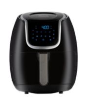 Wolfgang Puck 9.7QT Stainless Steel Air Fryer, Large Single Basket Design,  Simple Dial Controls, Nonstick Interior, Includes Cooking Guide & Recipes