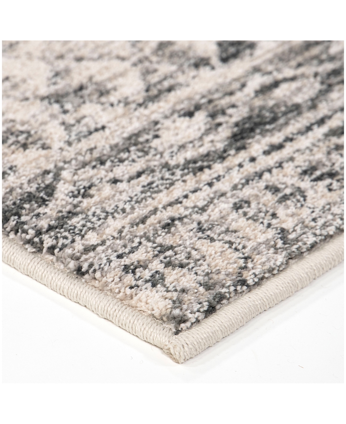 Orian Riverstone Kuba Delight Cloud Gray Area Rug