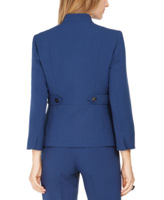 Anne Klein Band-Collar Blazer - Macy's