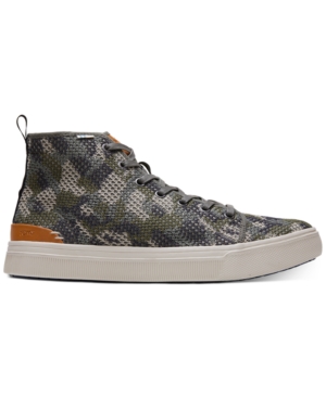 Toms Men's Travel Lite High Top Sneakers Men's Shoes In Camouflage