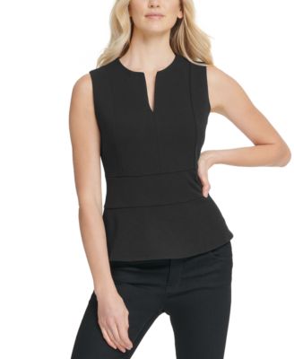 dkny peplum top