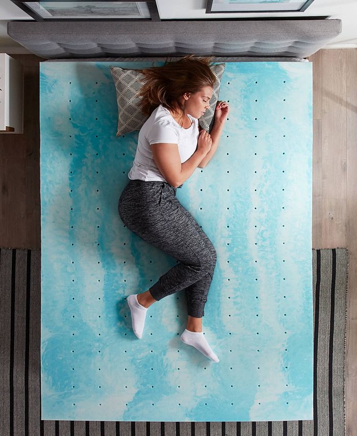 Lucid 2" Gel Swirl Memory Foam Mattress Topper, Full Macy's