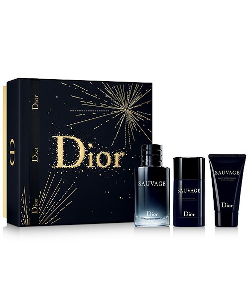 Dior Men's 3-Pc. Sauvage Eau de Toilette Gift Set & Reviews - All ...