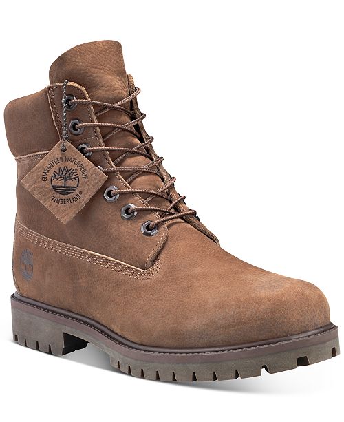 men's 6 premium waterproof boots in beige
