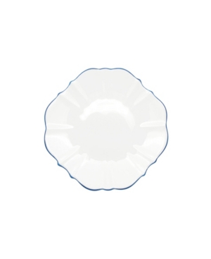 Twig New York Amelie Royal Blue Rim 8.5" Salad Plate In White
