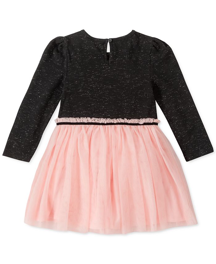 Calvin Klein Toddler Girls Mesh Logo Dress Macy s