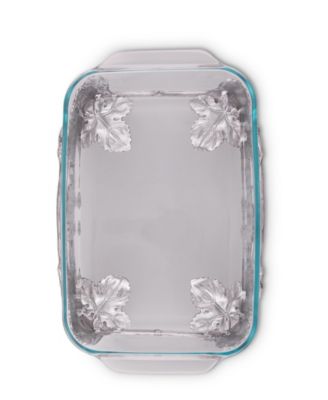 Aluminum Grape Pattern Pyrex Casserole Elevated Dish Holder