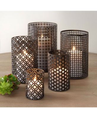 TX USA Corporation Metal Etched Hurricanes Set of 5