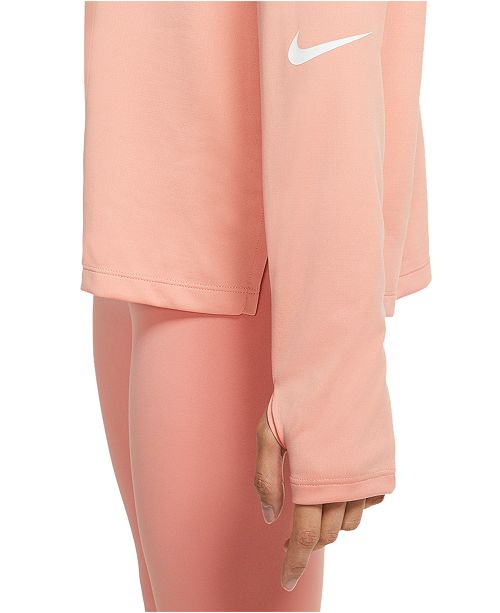 women's nike half zip running top