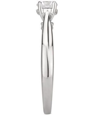 GIA Certified Diamond Solitaire Engagement Ring (1/2 ct. t.w.) in 14k White Gold