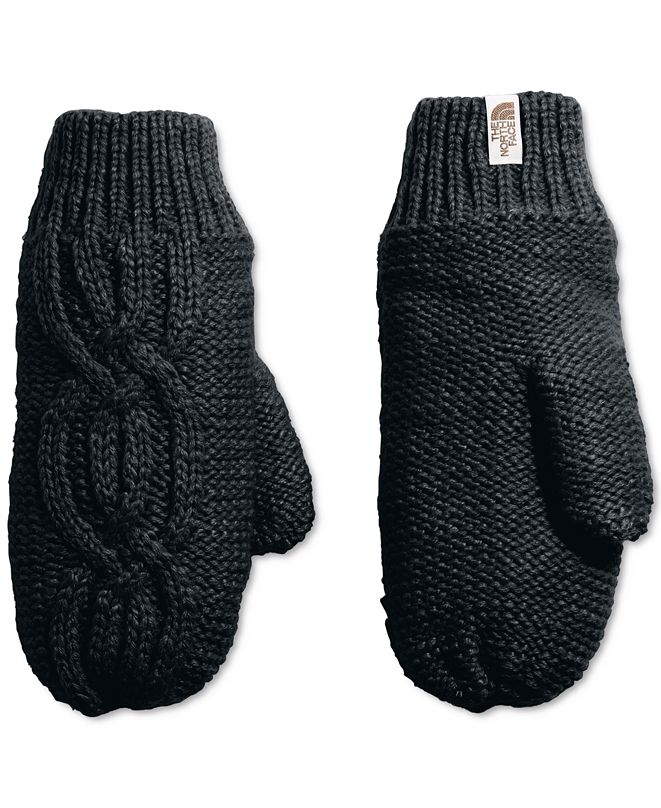 The North Face Women's FleeceLined CableKnit Mittens & Reviews