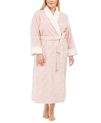 Charter Club - Faux-Fur-Trim Long Robe