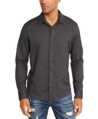 American Rag - Men's Matt Regular-Fit Brushed Twill Shirt
