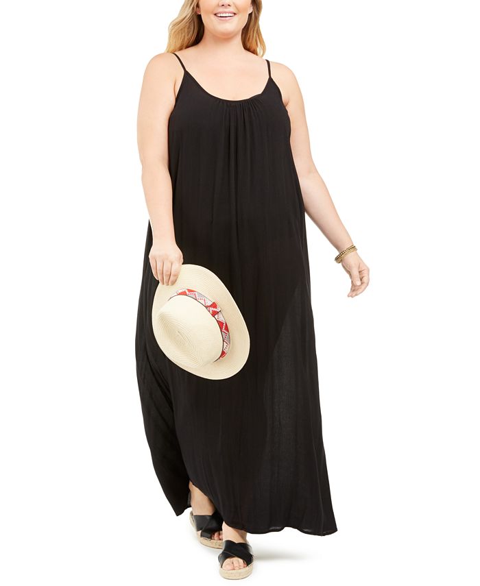 Raviya Plus Size Sleeveless CoverUp Maxi Dress & Reviews Swimsuits