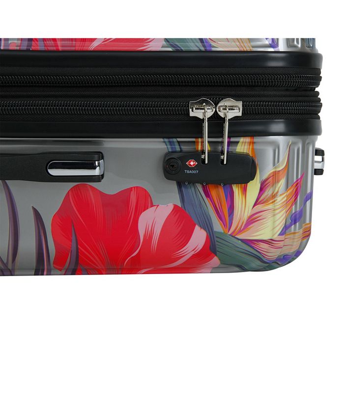 Triforce Luggage Triforce Havana 22" Carry On Tropical Floral Luggage