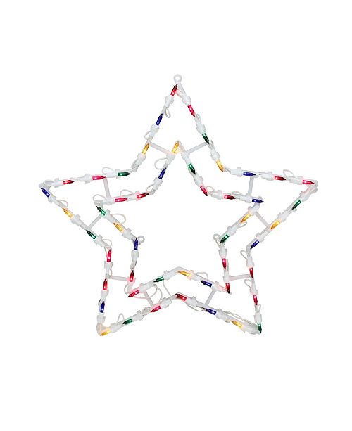 Northlight 15 Multi Color Lighted Star Christmas Window