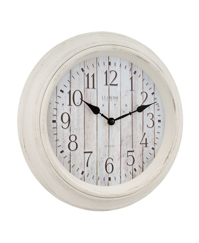 La Crosse Technology La Crosse Clock 4043036BW 14" Barn Wood Wall