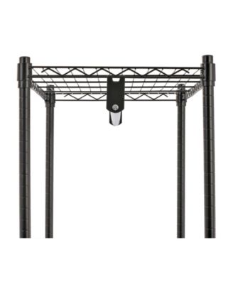 Edsal Steel Garment Rack with Wheels