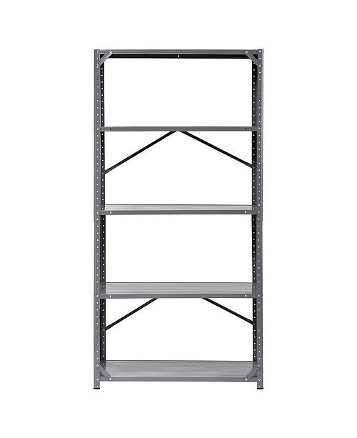 Edsal 5 Shelf Steel Shelving Unit Reviews Cleaning Organization Home Macy S