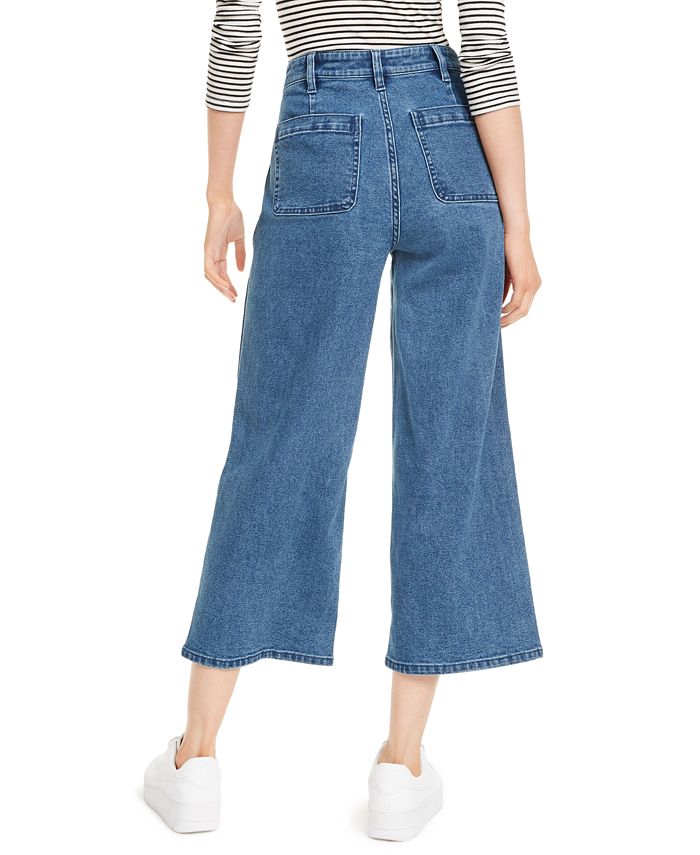 OAT Ultra-Wide-Leg High-Rise Jeans - Macy's