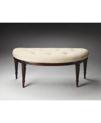 Tamara Cherry Demilune Bench
