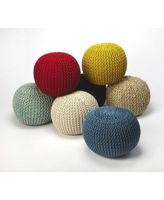 Pincushion Woven Pouffe