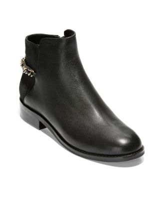cole haan leather booties