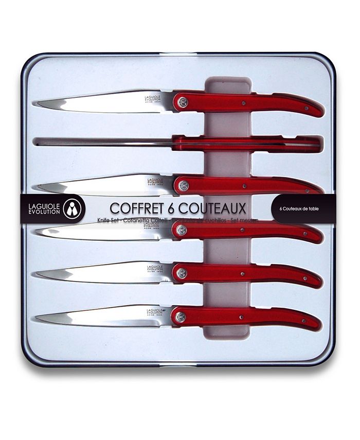 Laguiole Evolution Laguiole Sens 6 Piece Steak Knife Set Macy's