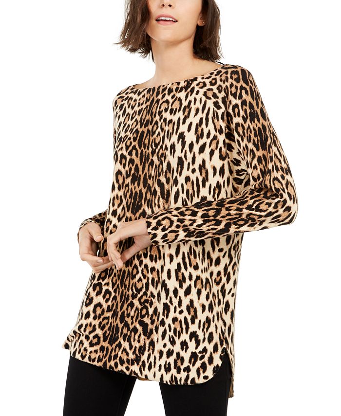Macy's leopard sweater new arrivals