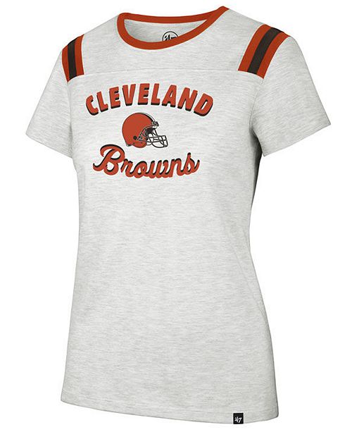 47 Brand Women S Cleveland Browns Huddle Up T Shirt Reviews