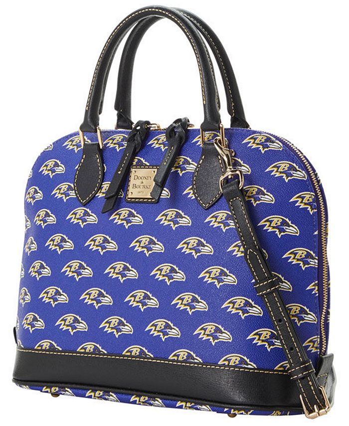 Dooney & Bourke Baltimore Ravens Saffiano Zip Satchel Macy's