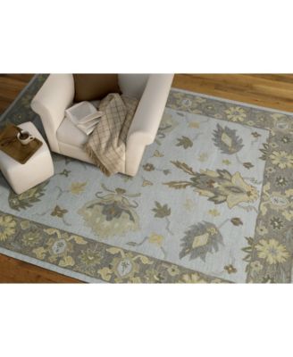 Kaleen  Brooklyn Delaney Silver Area Rug Collection