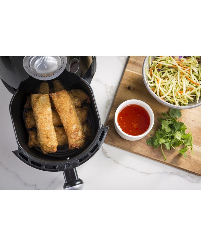 Modernhome 2.1Qt Compact Air Fryer with Color Recipe Book Macy
