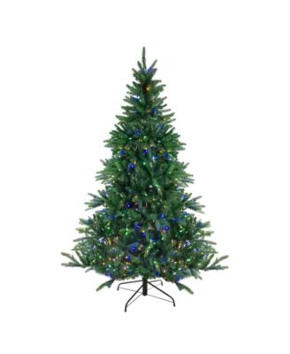 9' Pre-Lit LED Instant Connect Noble Fir Artificial Christmas Tree - Dual Lights