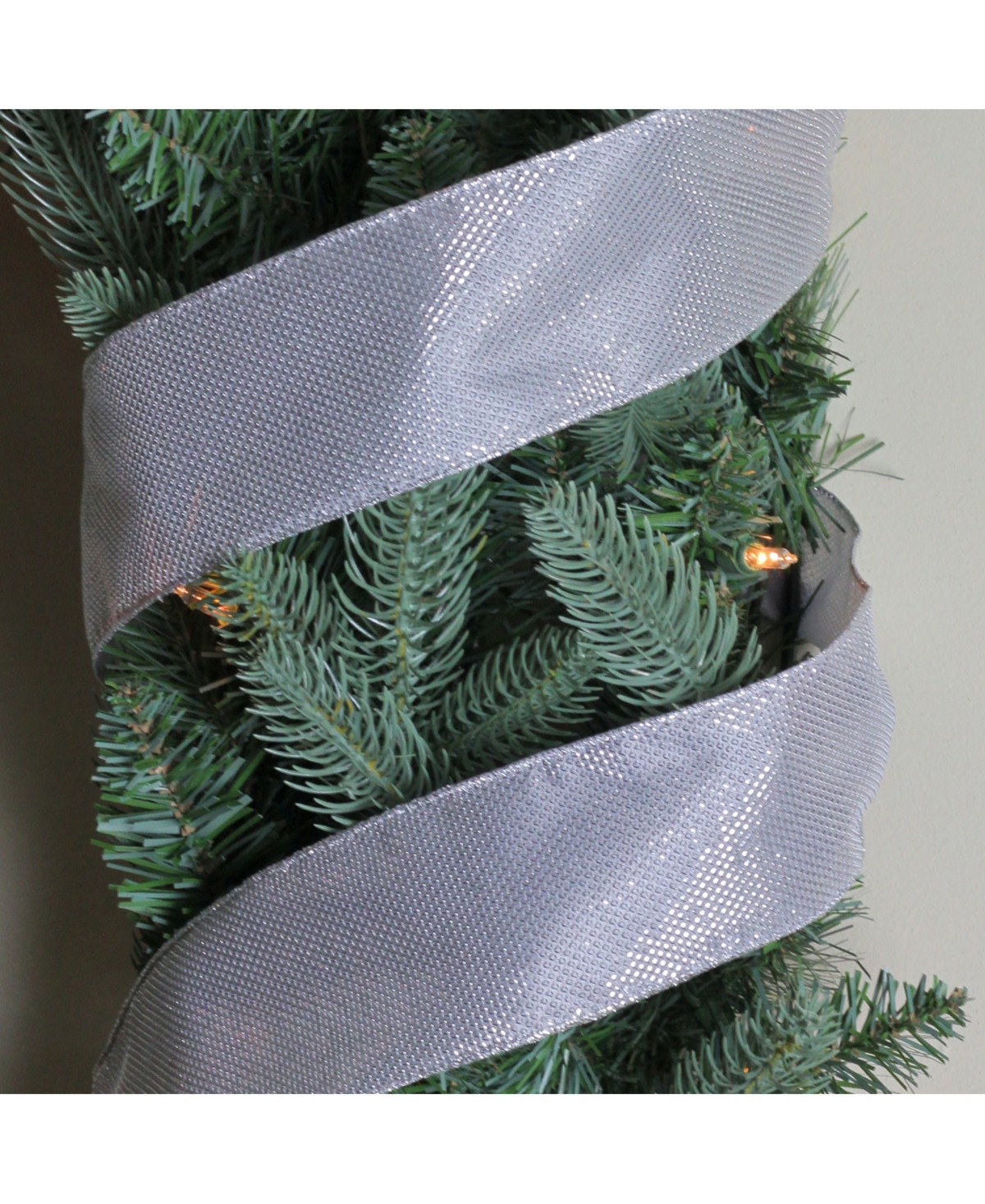 Northlight SimplyBurlap Wired Christmas Craft Ribbon 2.5