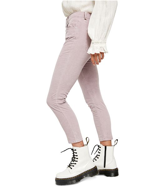 Free People Sun Chaser Corduroy Skinny Jeans Reviews Jeans Women Macy S