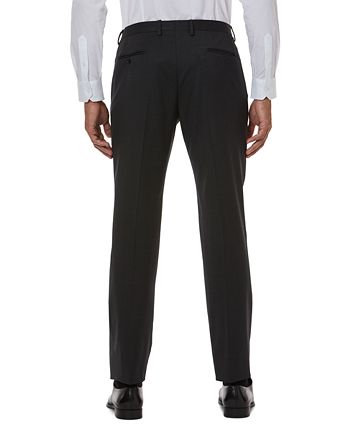 ALFANI Men's Suit Dress Pants 33 x 30 Slim-Fit Black & White
