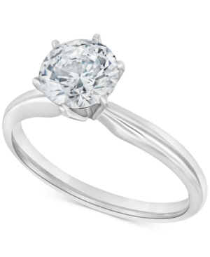 image of Diamond Solitaire Engagement Ring (1-1/2 ct. t.w.) in 14k White or Yellow Gold